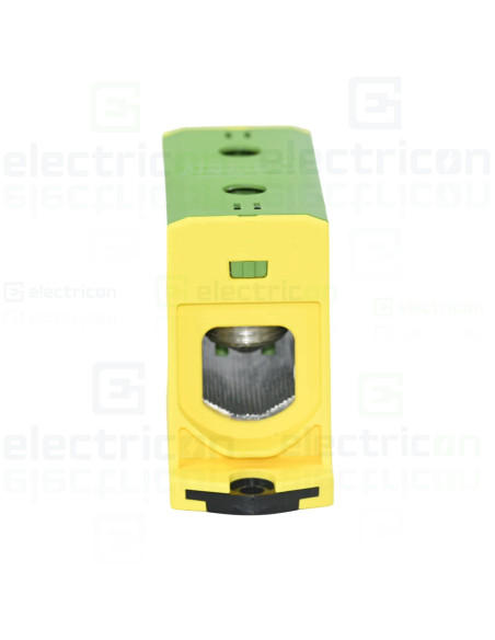 Clema de derivatie, 1P, fixare pe sina,240mmp, galben, Morek, MAA1240Y10