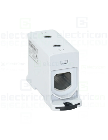 Clema de derivatie, 1P, fixare pe sina,240mmp, gri, Morek, MAA1240A10