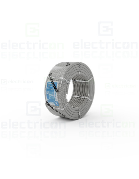 Copex tub protecție flexibil, gri, rola 100 metri, 16mm, 320N, SIFLEX IAS, Kouvidis, 2003916
