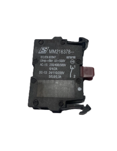 Bloc contact Schrack MM216378