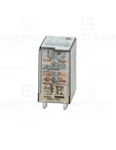 Releu industrial miniaturizat Finder 8 pini 230V 2CO 10A cu contacte AgNi pentru automatizare