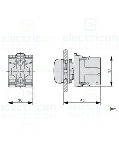 Modul LED pentru montaj frontal in sistemele de comanda si semnalizare, alb, 85-264 V, 0,55→2,5 mm², Schrack, MM216563 2