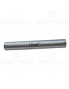 Mufă neizolată din aluminiu, 16mm², (d1 5,2mm, L 69mm), Tracon Electric. AT16 2