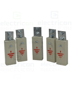 Pachet de 5x Piese de separatie cutie cu eclisa pentru impamantare