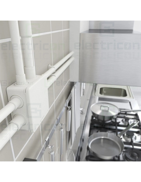 Mufa conductor compatibil cu Copex-uri Kouvidis Gama Medisol AM , alb, IP65