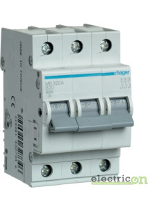 Intrerupator MCB B20A Hager - MB320A