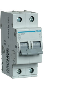 Disjunctor MCB C16A Hager - MC216A