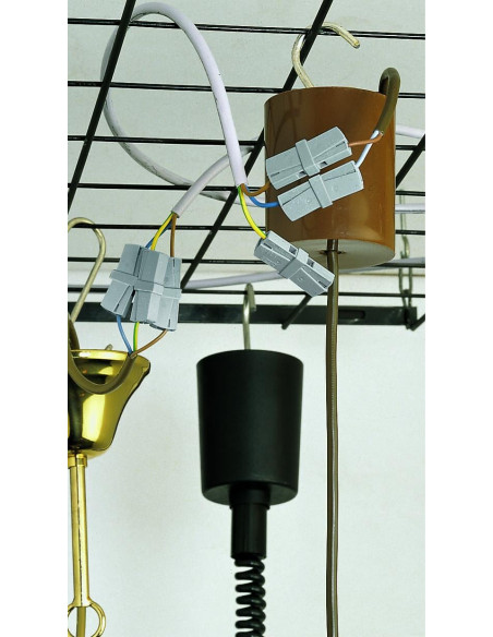 Conector WAGO pentru iluminat, cu 2 conductori