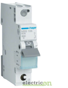 Intrerupator MCB BN/AA Hager - MBS106