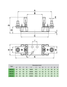 Separator fuzibil (soclu) 2