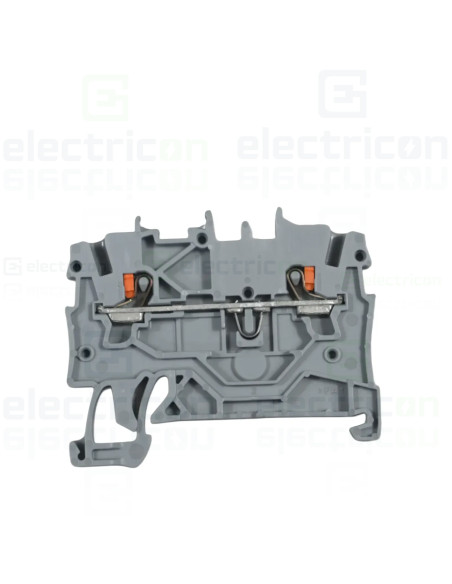 Clema șir, 2 conexiuni, 1 mm², gri, TopJobs Push-In, Wago, 2200-1201