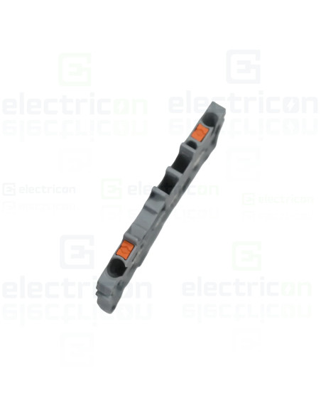 Clema șir, 2 conexiuni, 1 mm², gri, TopJobs Push-In, Wago, 2200-1201