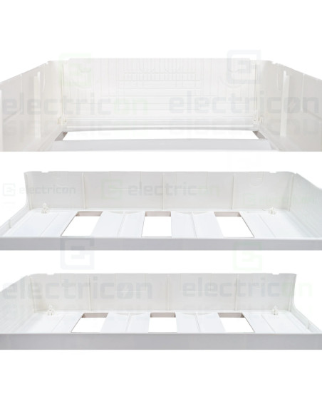 Tablou aparent, 36 module, 3x12, usa transparenta, IP40, Hager, Golf, VS312TD