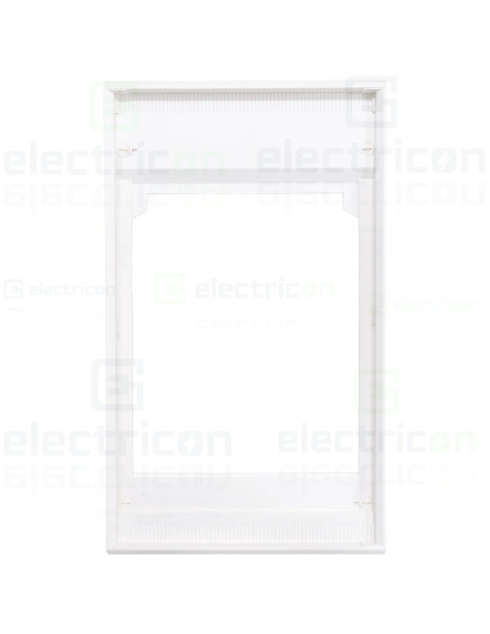 Tablou multimedia, aparent, 36 module (3x12), ușă albă, IP30, Volta, Hager, VA36NW