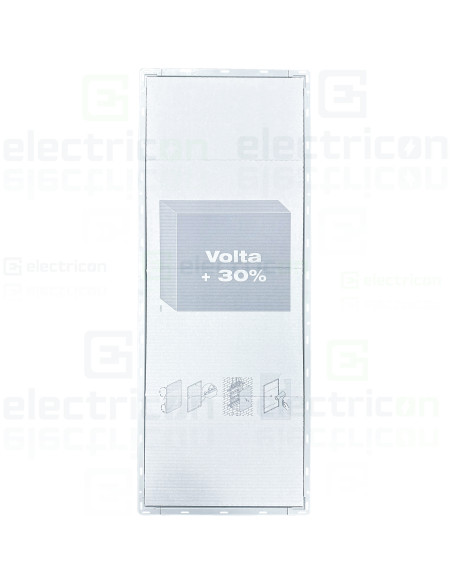 Tablou combo (hibrid), incastrat, 60 module, (36 module curent +24 module multimedia), IP30, Volta, Hager, VU603NWH