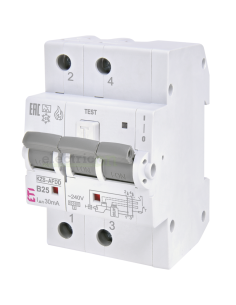 Siguranta RCBO 25A/30mA ETI - 002173816