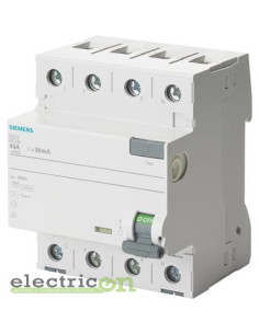 Intreruptor RCCB 40A/30mA Hager - 5SV3344-6LA