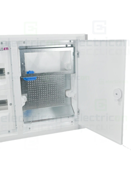 Tablou combo (hibrid), incastrat,48 module, (24 module curent +24 module multimedia), IP40, ERP12-2-2H MEDIA, ETI, 001101373