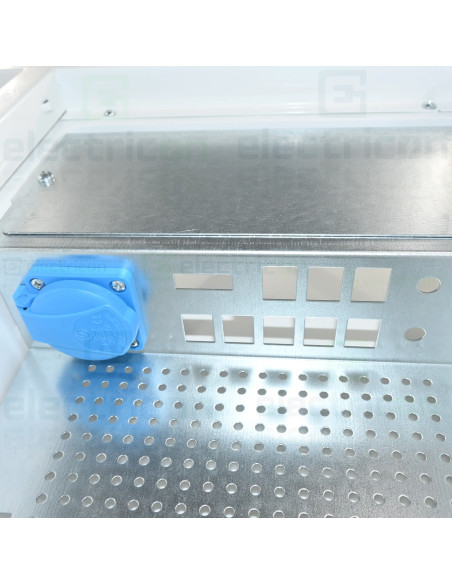 Tablou combo (hibrid), incastrat,48 module, (24 module curent +24 module multimedia), IP40, ERP12-2-2H MEDIA, ETI, 001101373