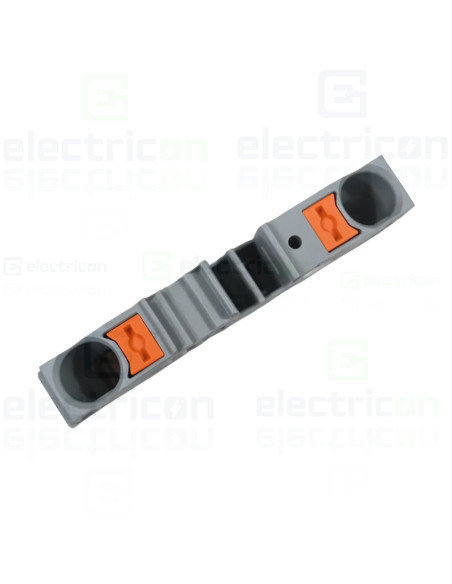 Clema șir, de trecere, 2 conexiuni, 10 mm²,gri, CAGE CLAMP, Wago, 2210-1201