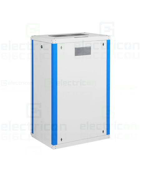 Dulap de perete DTW, 20U 600x1001x450, 19", ușă metalică, S-Rack Schrack, DTWA206045