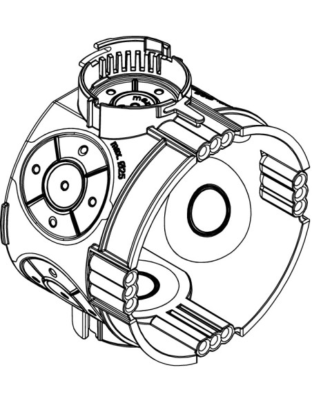 Doza aparataj, sub tencuială, UG 46-L, Ø60 mm, OBO Bettermann, etanșă, 2003706