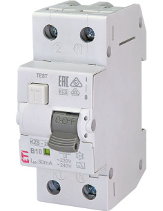 Siguranta RCBO 10A/30mA ETI - 002173202