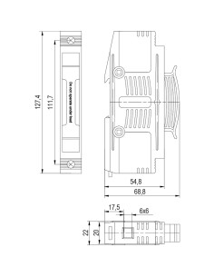 Separator fuzibil (soclu) fotovoltaic 2