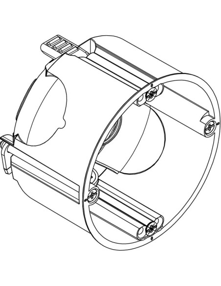 Doza aparataj pentru pereți falși, sub tencuială, HG 47-L, Ø68 mm, etanșă, OBO Bettermann,2003806