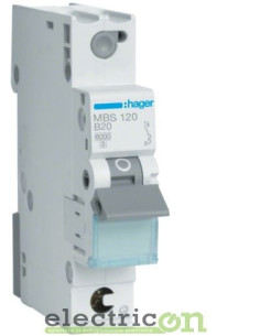Intrerupator MCB B20A Hager - MBS120