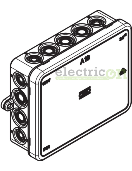 Doza ramnificație, peste tencuială, A 18, 115x90x35 mm, OBO Bettermann,2000410 