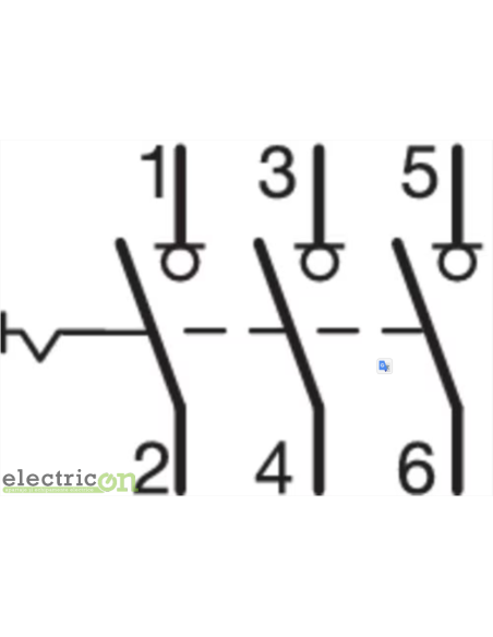 Separator compact 3P, 63A, 2.5M