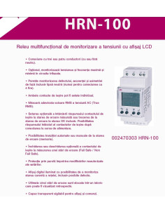 Releu monitorizare pentru tensiune trifazată 2