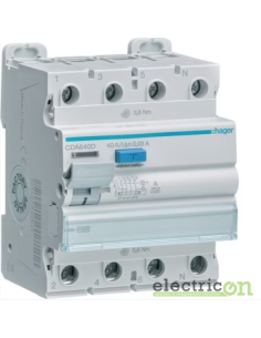 Intreruptor RCCB 40A Hager - CDA640D