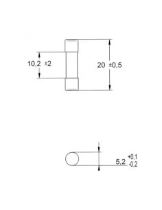 Siguranță fuzibilă sticlă 2