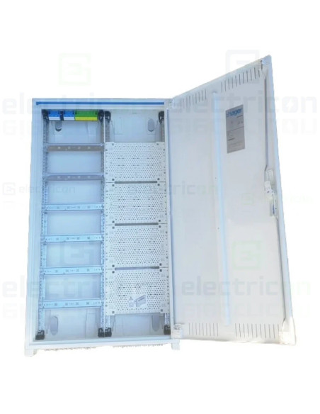 Tablou combo (hibrid), aparent,144 module, (72 module curent +72 module multimedia),IP30, Univers, Hager, FWB62K1