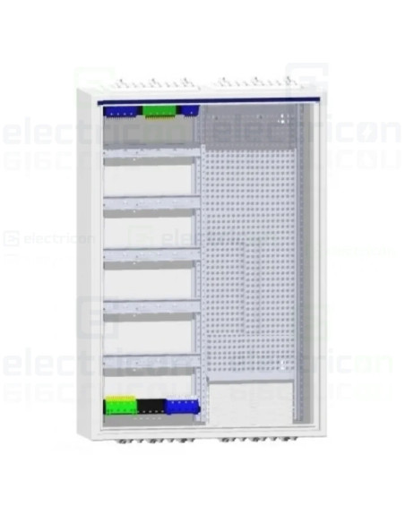 Tablou combo (hibrid), aparent, 120 module, (60 module curent+60 module multimedia), IP31, Univers, Hager, FWB52K1