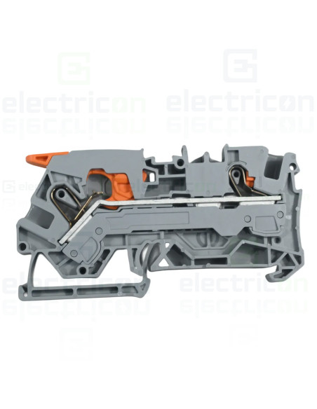 cu pârghie și buton