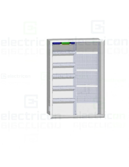 Tablou combo (hibrid), incastrat,120 module, (60 module curent +60 module multimedia),IP31, Univers, Hager, FWU52K1