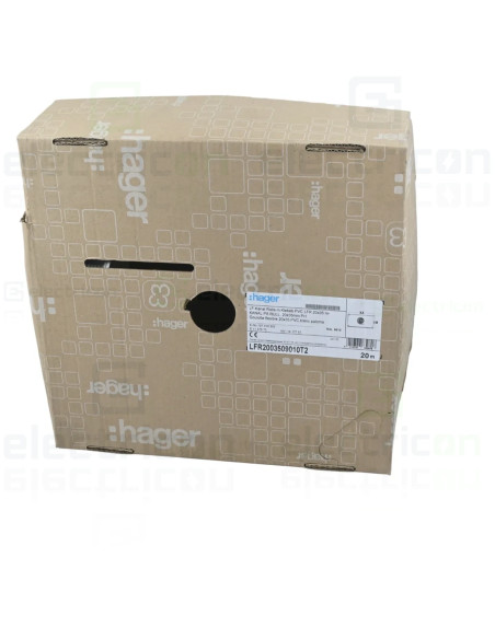 Canal cablu rola, 20 metri, 20x35, alb, Tehaflex, Hager, LFR2003509010