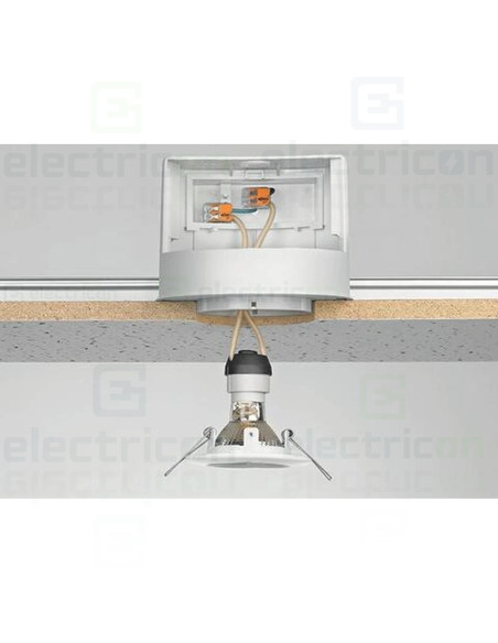 Clemă legătură doză pentru cablu lițat, 2x4mm², Wago, 221-412