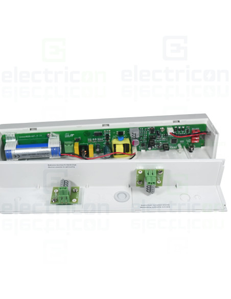 Corp iluminat de sigurață (tip EXIT) K2 LED 3W 230VAC 8h IP44 cu autotest, Schrack, NLK2U013SC