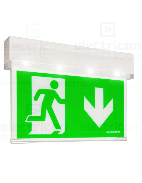 Corp iluminat de siguranta KS 4x0,5W, LED 230V, IP54, montaj universal, Schrack, NLKSC009EL