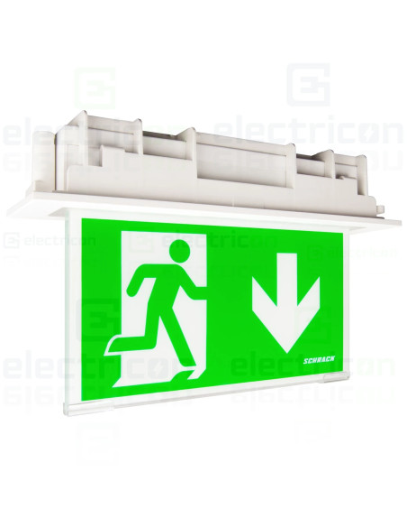 Corp iluminat de siguranta KS 4x0,5W, LED 230V, IP54, montaj universal, Schrack, NLKSC009EL