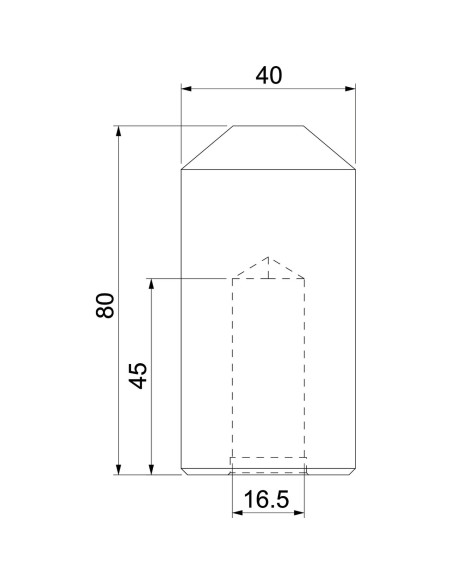 Cap de batere pentru electrozi de impamantare, sisteme ST, BP, OMEX, otel zincat, 25mm, 80x40 mm, OBO Bettermann, 3042251