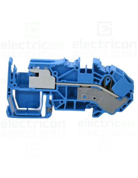 Clema șir, cu deconectare N, 1 conexiune, 16 mm², albastru, Push-in CAGE CLAMP, Wago, 2016-7714