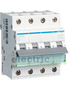 Intrerupator MCB C63A Hager - MCN663