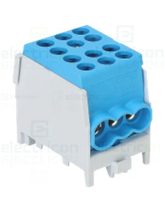 Clema derivatie, 25mm², Cu-Al, albastru, Tracon Electric, FLECU-25-16-3K