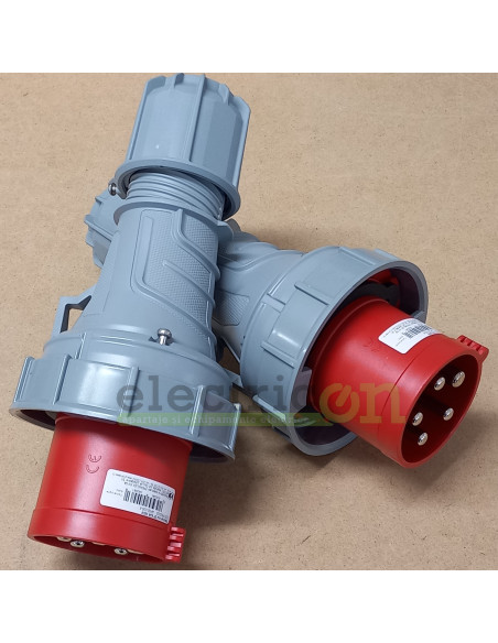 Fisa industriala 3P+N+E 63A IP67