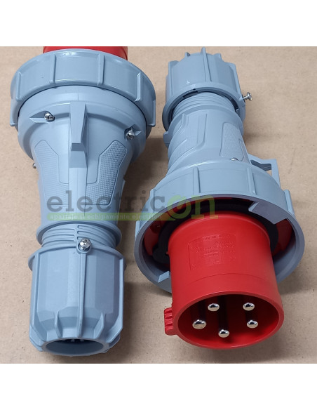 Fisa industriala 3P+N+E 63A IP67